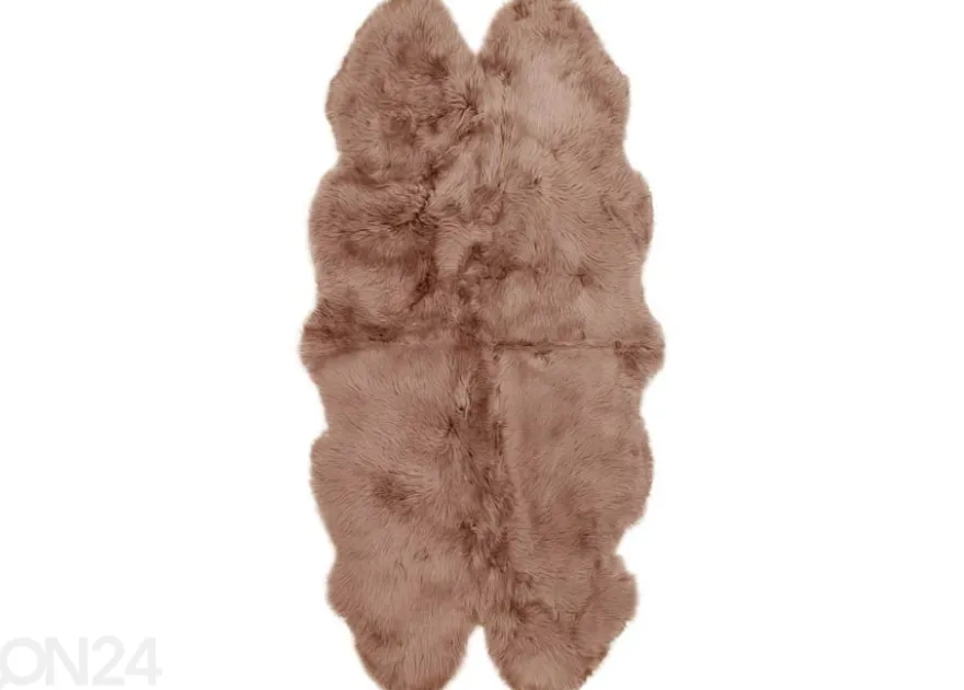 Aito lampaantalja Merino caramel Quatro ±90x180 cm