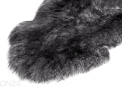 Aito lampaantalja Merino harmaanmusta frieze M ±60x90 cm
