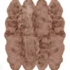 Aito lampaantalja Merino -karamelli Octo ± 170x180 cm