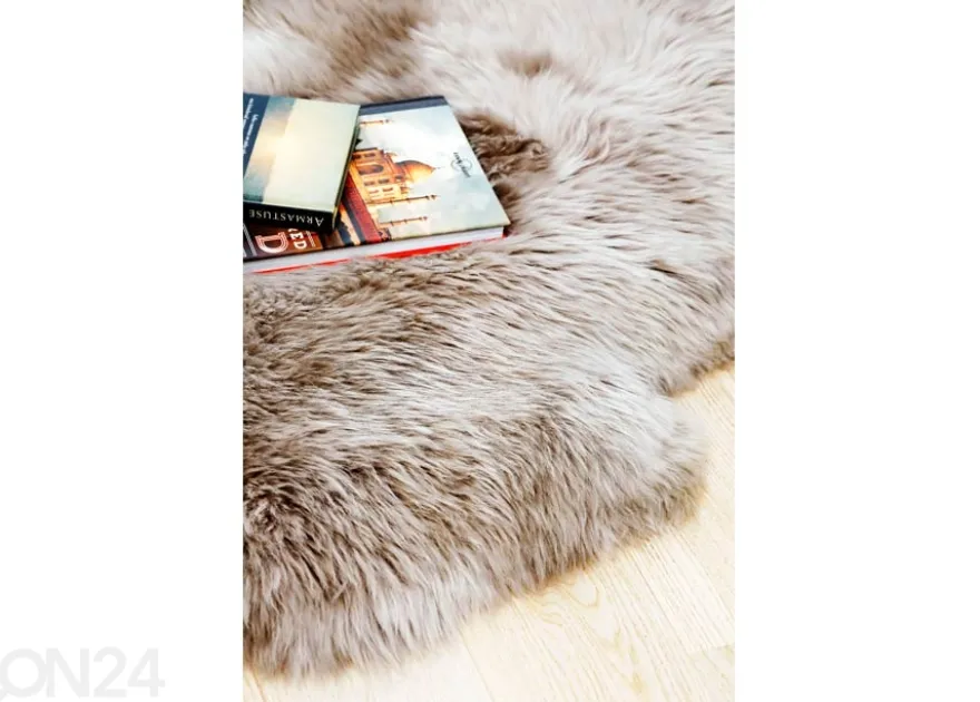 Aito lampaantalja Merino mink Quatro ±90x180 cm