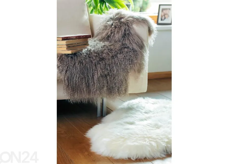Aito lampaantalja MERINO natural white XL ±70x110 cm