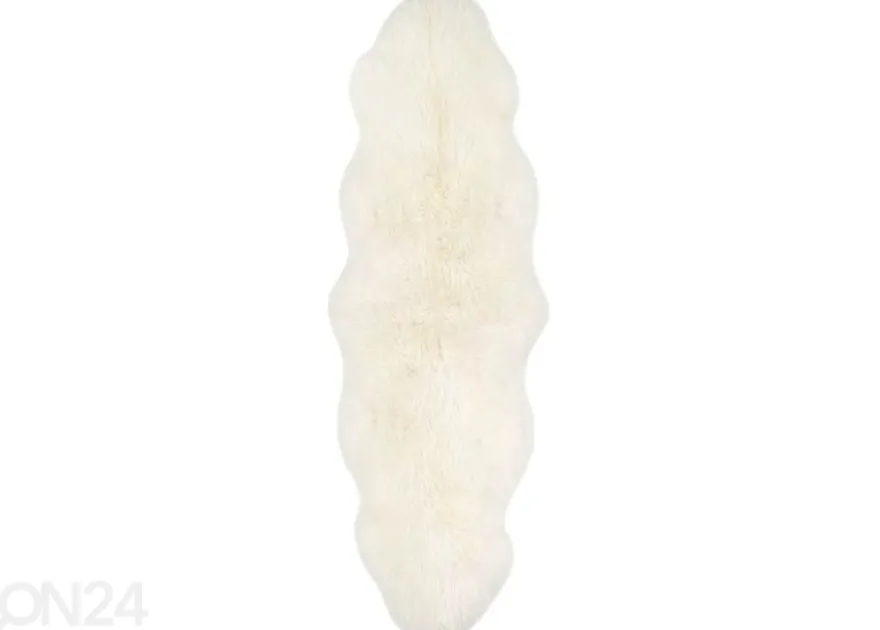 Aito lampaantalja Merino natural white Duo ±60x180 cm
