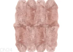 Aito lampaantalja Merino rosa Octo ±170x180 cm