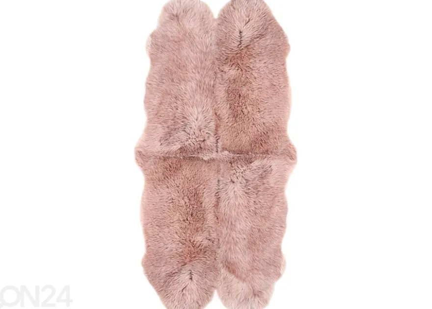Aito lampaantalja Merino rosa Quatro ±90x180 cm