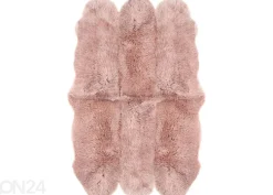 Aito lampaantalja Merino rosa Sexto ±130x180 cm