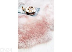 Aito lampaantalja Merino rosa Sexto ±130x180 cm