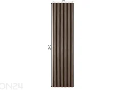 Akustiset seinäpaneelit Walnut 2 kpl