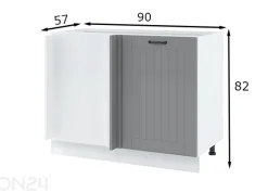 Alakulman keittiökaappi ovella, 110 × 65 cm