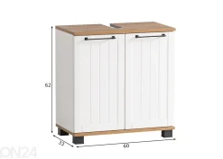 Allaskaappi Jelda 60 cm