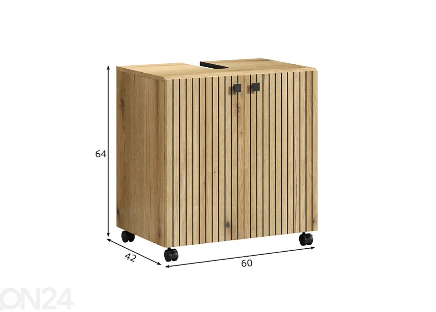 Allaskaappi Pure Bliss 60 cm