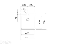 Allas Teka ForLine RS15 40.40