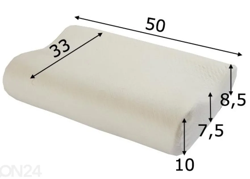 Anatominen tyyny MADRAZZI LUX memory Foam