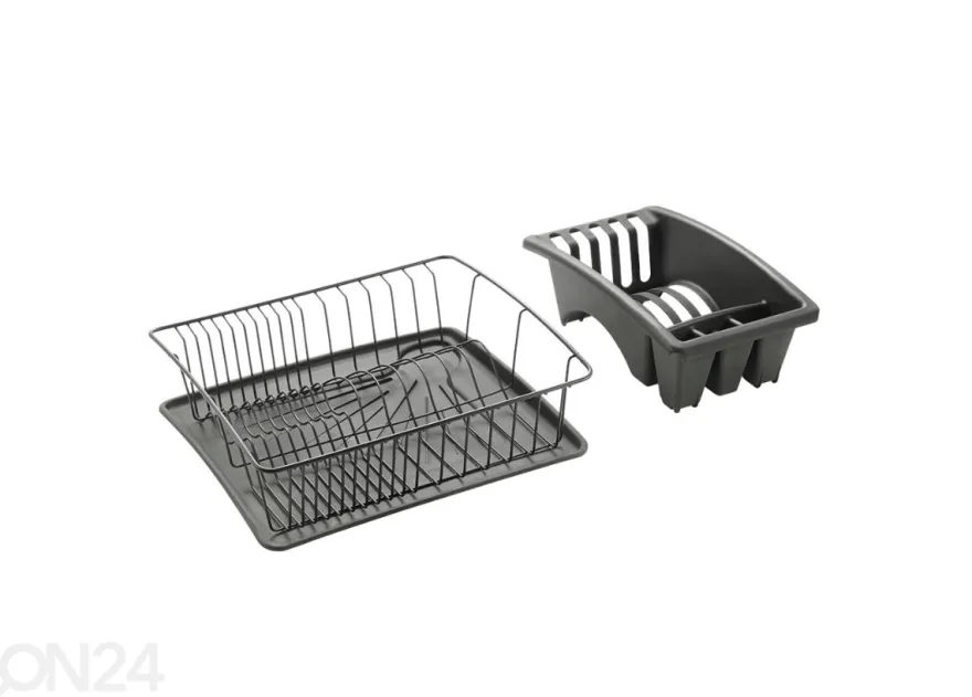 Astiankuivausteline Aquatex Plus, 35x30x12 cm, musta