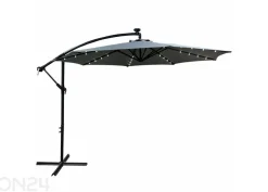 Aurinkovarjo Milin + LED Ø 3 m
