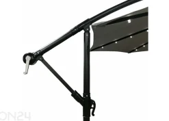 Aurinkovarjo Milin + LED Ø 3 m