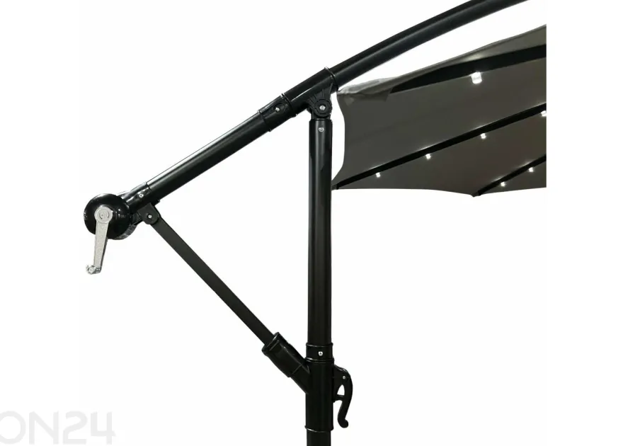 Aurinkovarjo Milin + LED Ø 3 m