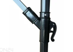 Aurinkovarjo Milin + LED Ø 3 m