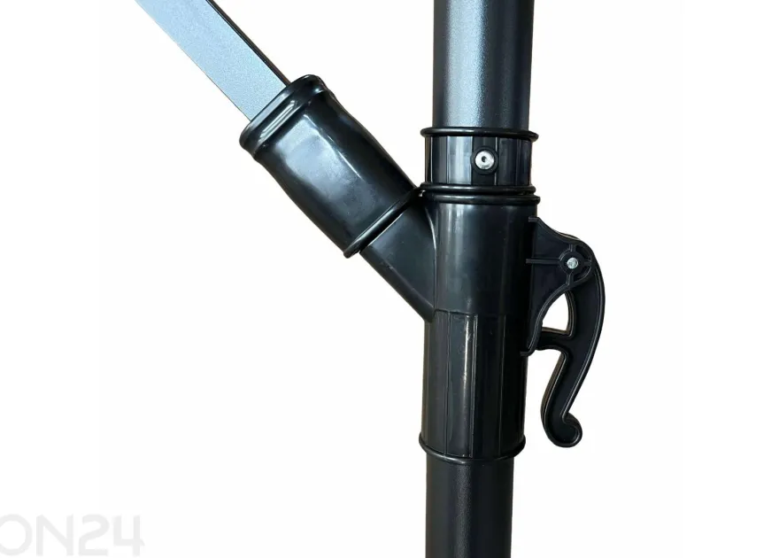 Aurinkovarjo Milin + LED Ø 3 m