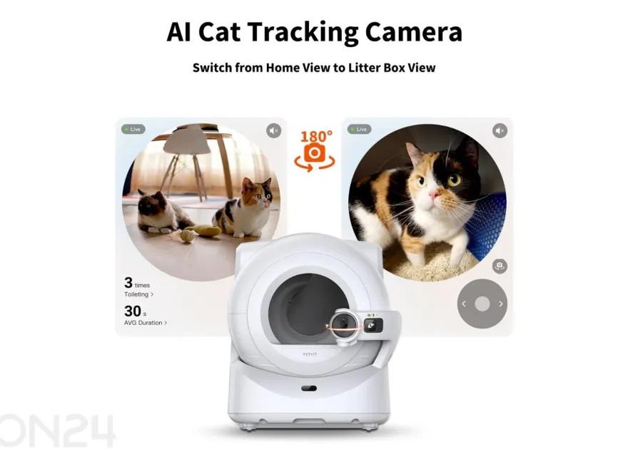 Automaattinen kissanhiekkalaatikko Petkit Purobot Ultra