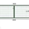 Autoportti Strong 400x120 cm