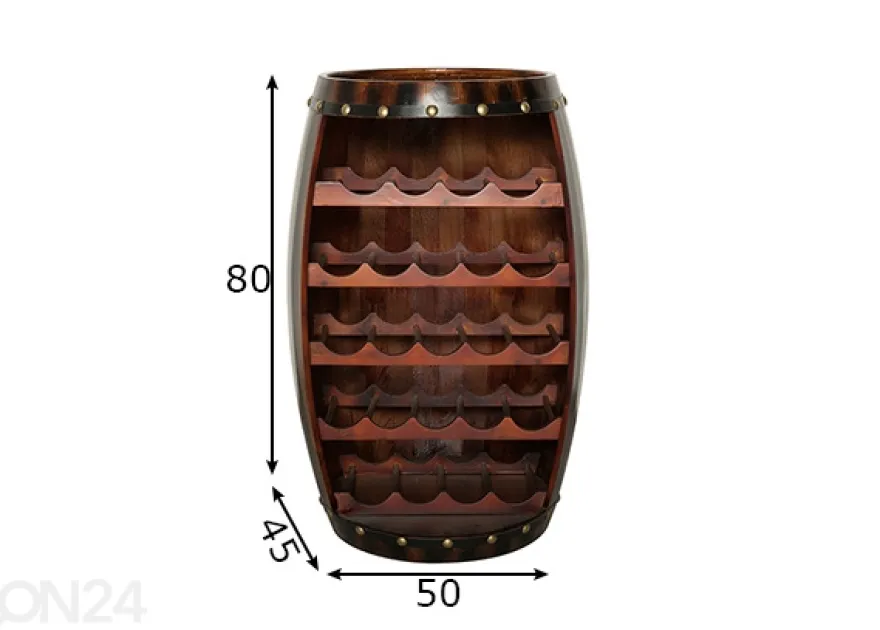 Baaripöytä / viinipulloteline Bodega