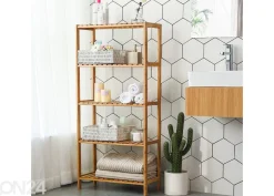 Bambuhylly 60 cm, luonnollinen