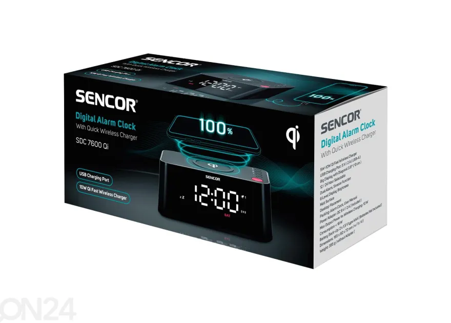 Digitaalinen herätyskello Sencor SDC7600QI