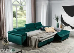 Divaanivuodesohva vuodevaatelaatikolla