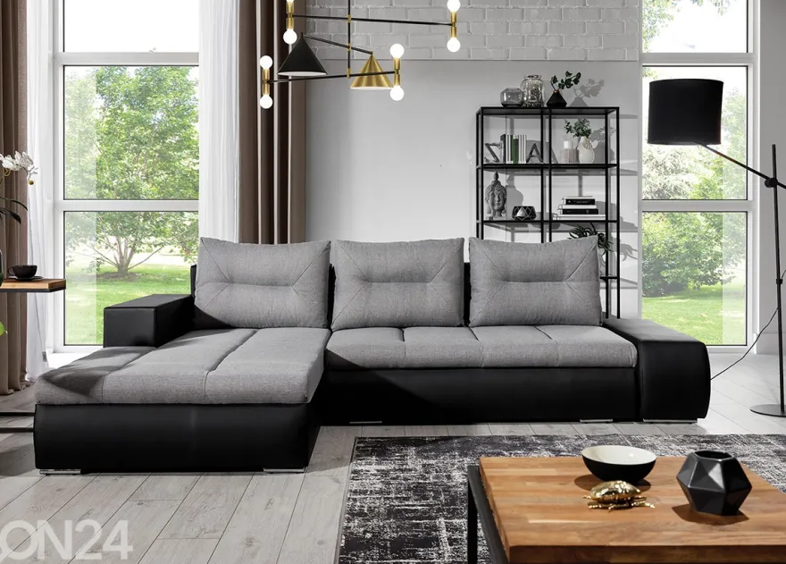 Divaanivuodesohva vuodevaatelaatikolla Detroit