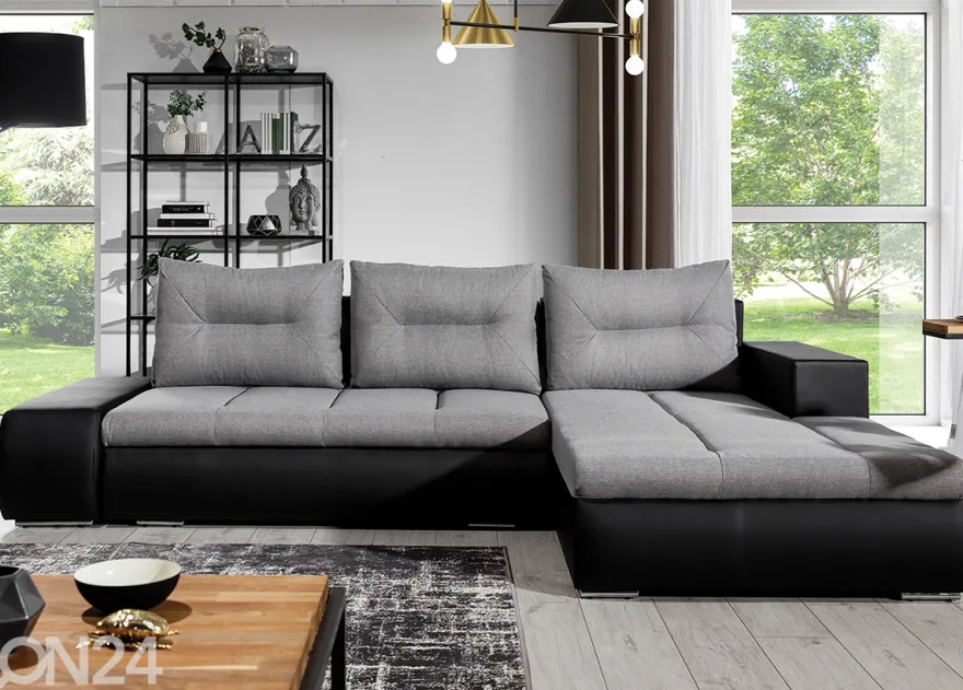 Divaanivuodesohva vuodevaatelaatikolla Detroit