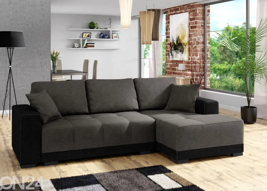 Divaanivuodesohva vuodevaatelaatikolla Dallas