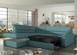 Divaanivuodesohva vuodevaatelaatikolla
