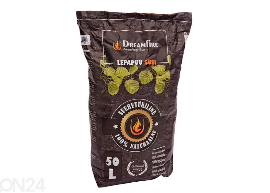 Dreamfire® leppä grillihiili 50 L