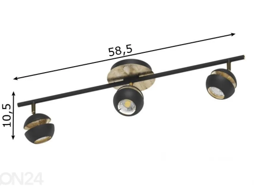 Eglo kattovalaisin Nocito LED