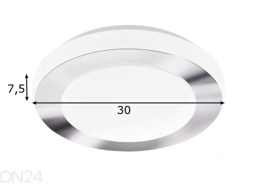 Eglo plafondi Carpi LED