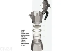 Espressokannu Bialetti Moka express 3 kupille