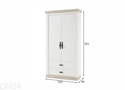 Eteisen kaappi Florenz 107 cm