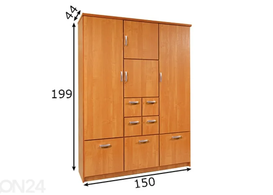 Eteiskaappi 150 cm