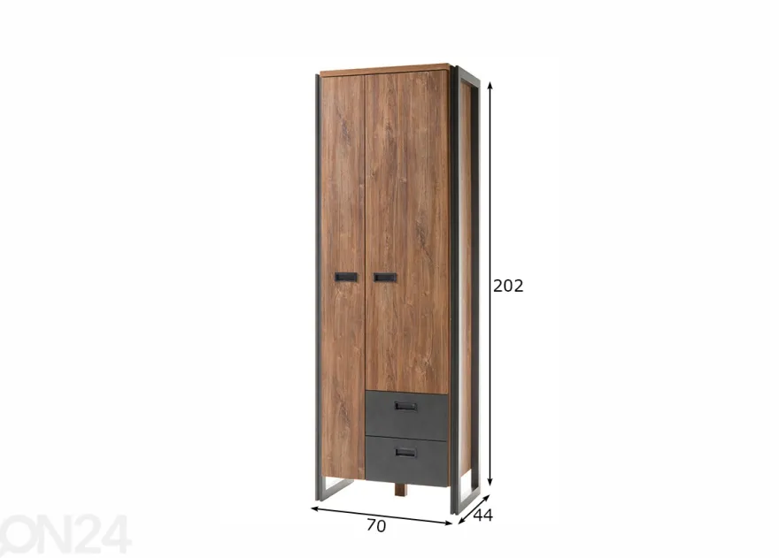 Eteiskaappi Detroit 70 cm
