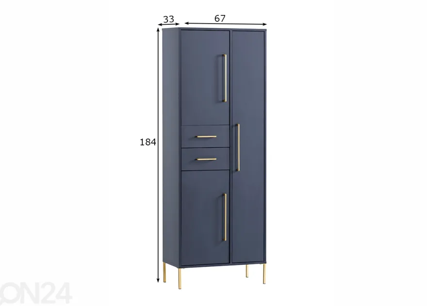Eteiskaappi Kent 67 cm