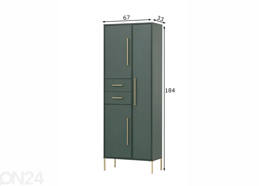 Eteiskaappi Kent 67 cm