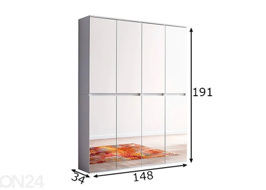 Eteiskaappi Mirror