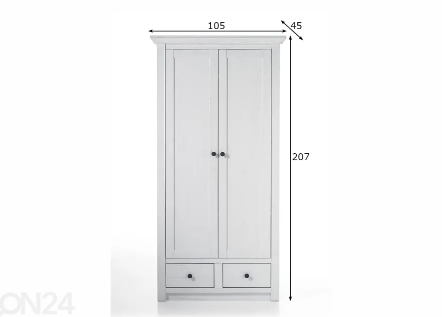 Eteiskaappi Westerland 105 cm
