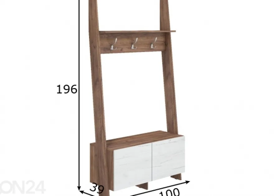 Eteisnaulakko Mallow 100 cm
