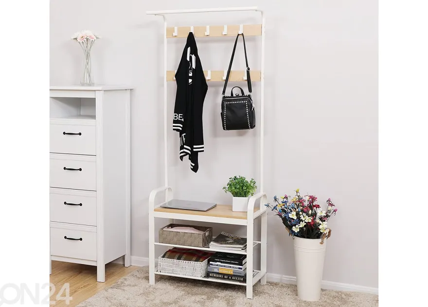 Eteisnaulakko, valkoinen/beige