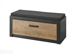 Eteispenkki istuinpehmusteella Brügge 107 cm