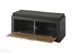 Eteispenkki istuinpehmusteella Brügge 107 cm