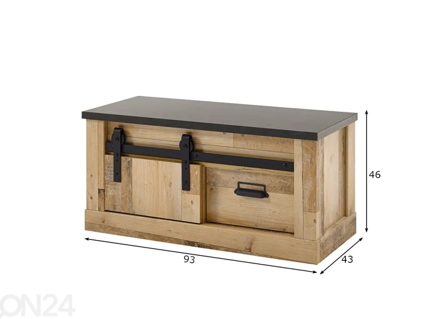 Eteispenkki Sherwood 93 cm