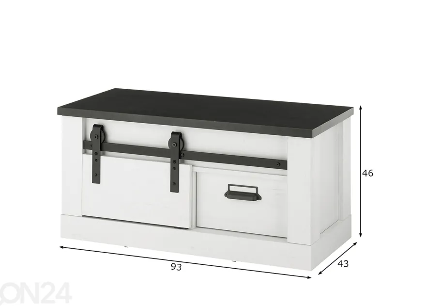 Eteispenkki Sherwood 93 cm