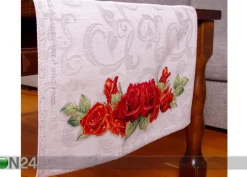 Globeliinikangas pöytäliina RUUSUT 45x140 cm